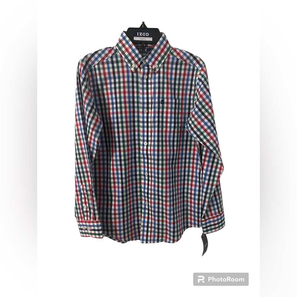 Boys Collared Dress Shirt Size Medium